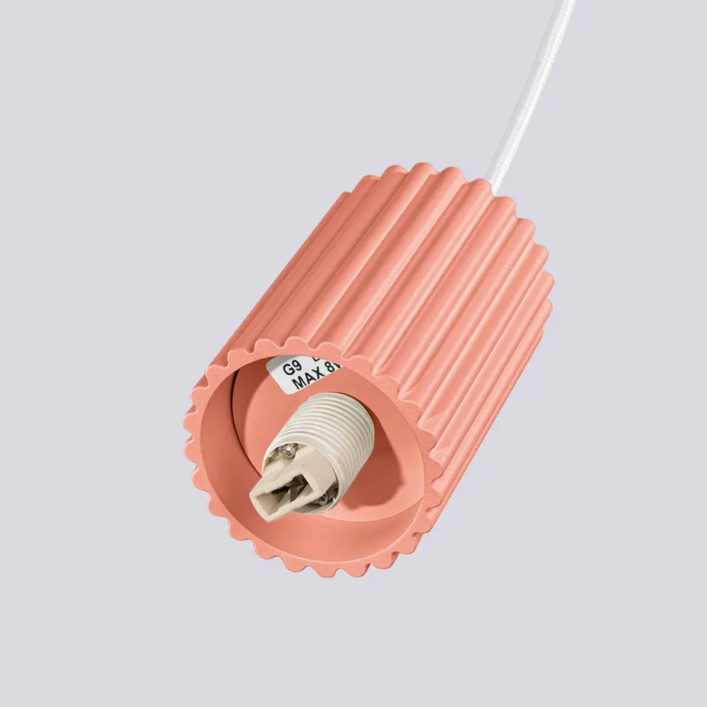 Lampa wisząca HALO 3P brzoskwiniowa | sklep MIRAT  kolekcja halo