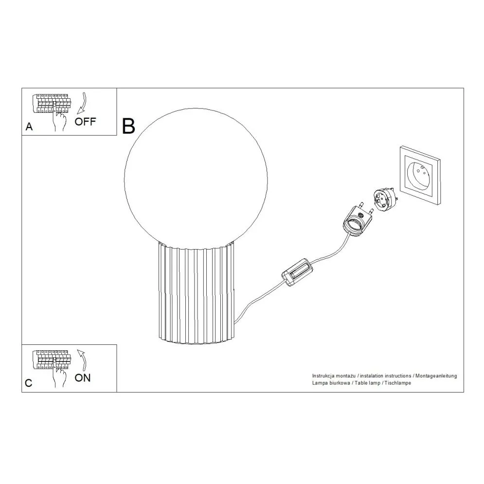 Lampa biurkowa HALO ochra czerwona | sklep MIRAT  kolekcja halo