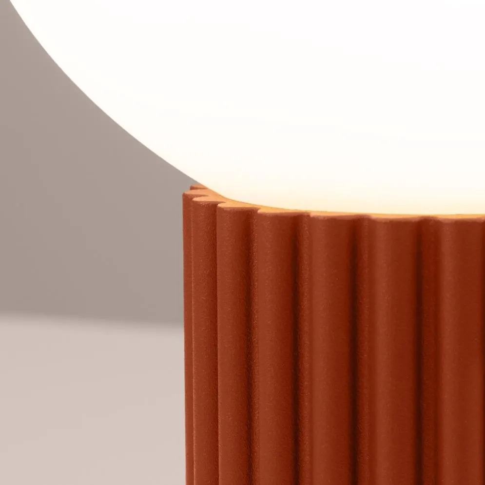 Lampa biurkowa HALO ochra czerwona | sklep MIRAT  kolekcja halo
