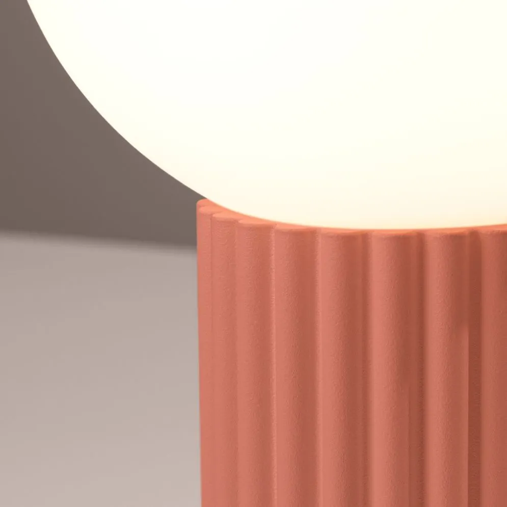 Lampa biurkowa HALO brzoskwiniowa | sklep MIRAT kolekcja halo