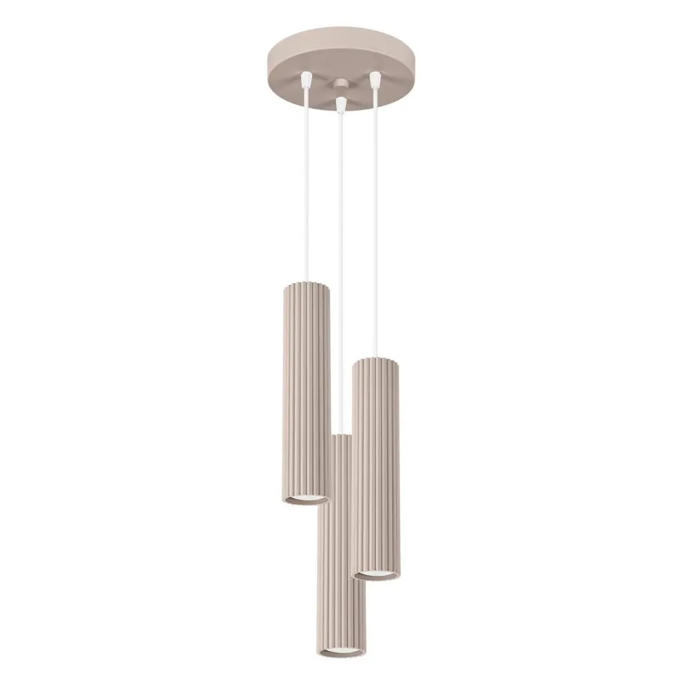 Lampa wisząca KARBON 3P taupe | sklep MIRAT  kolekcja karbon