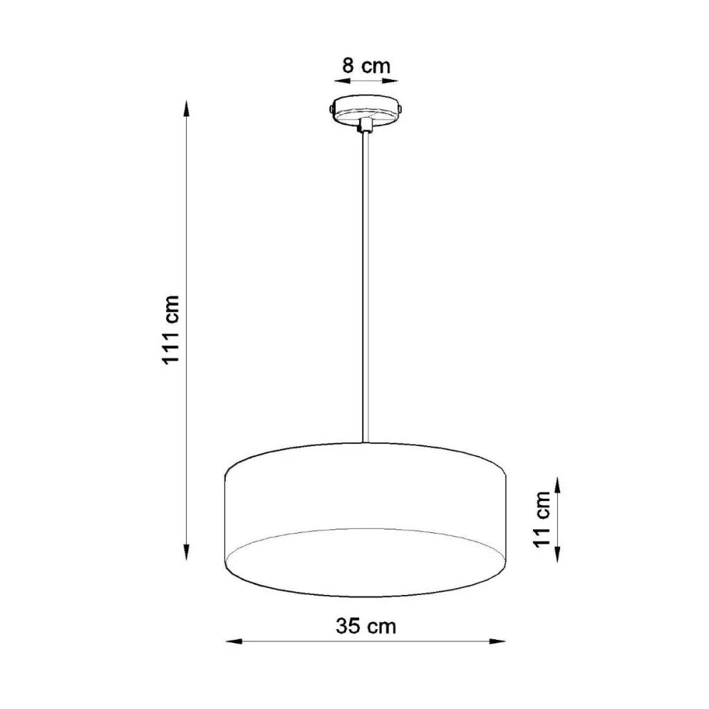Lampa wisząca ARENA 35 czarna | sklep MIRAT  kolekcja arena