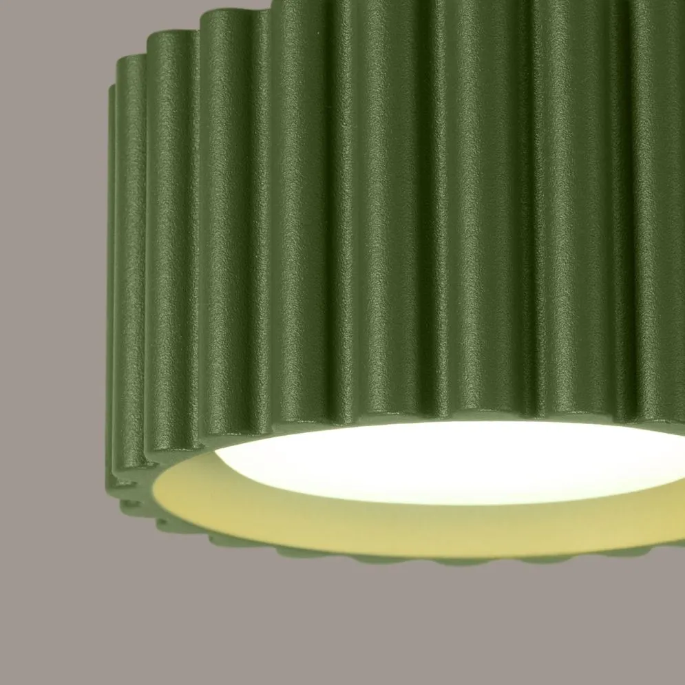 Plafon AURA 1 zielony oliwkowy Gx53 | sklep MIRAT kolekcja aura