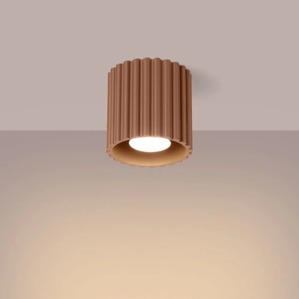 Plafon AURA 1 mocca GU10 | sklep MIRAT kolekcja aura