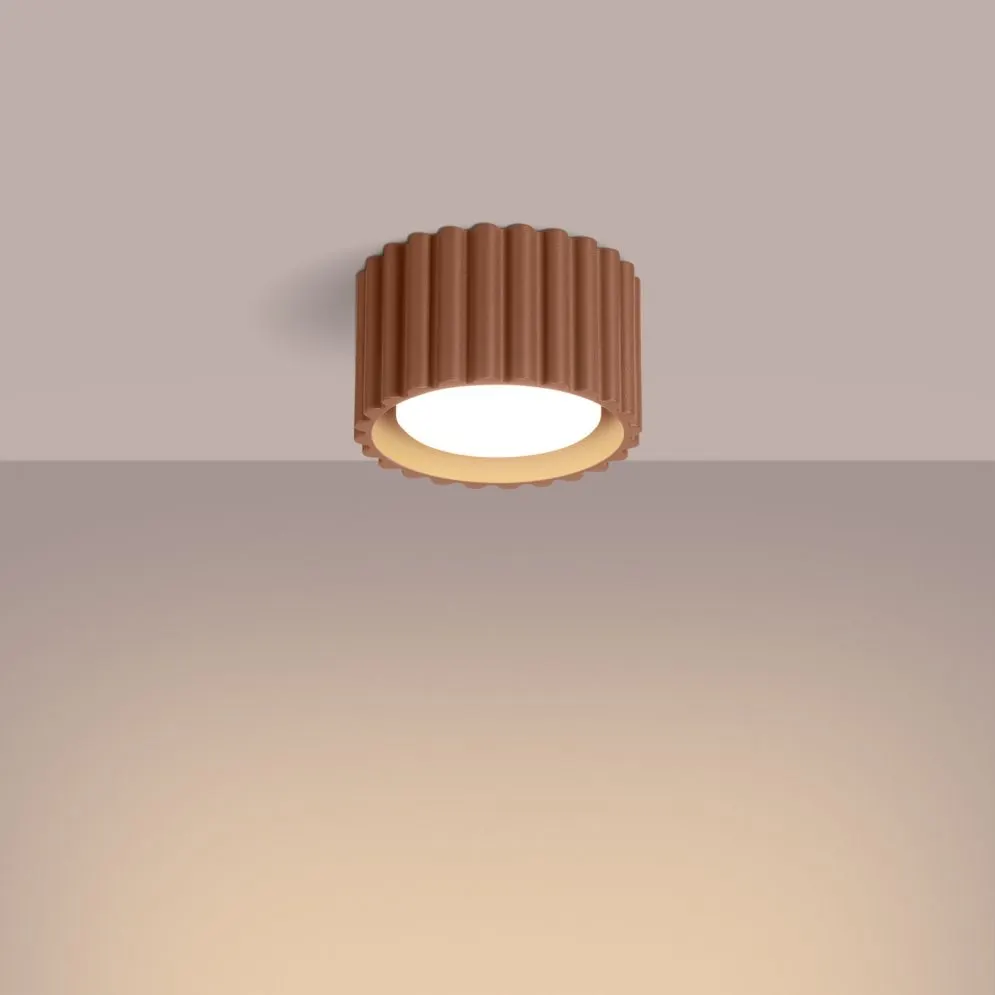 Plafon AURA 1 mocca Gx53 | sklep MIRAT  kolekcja aura