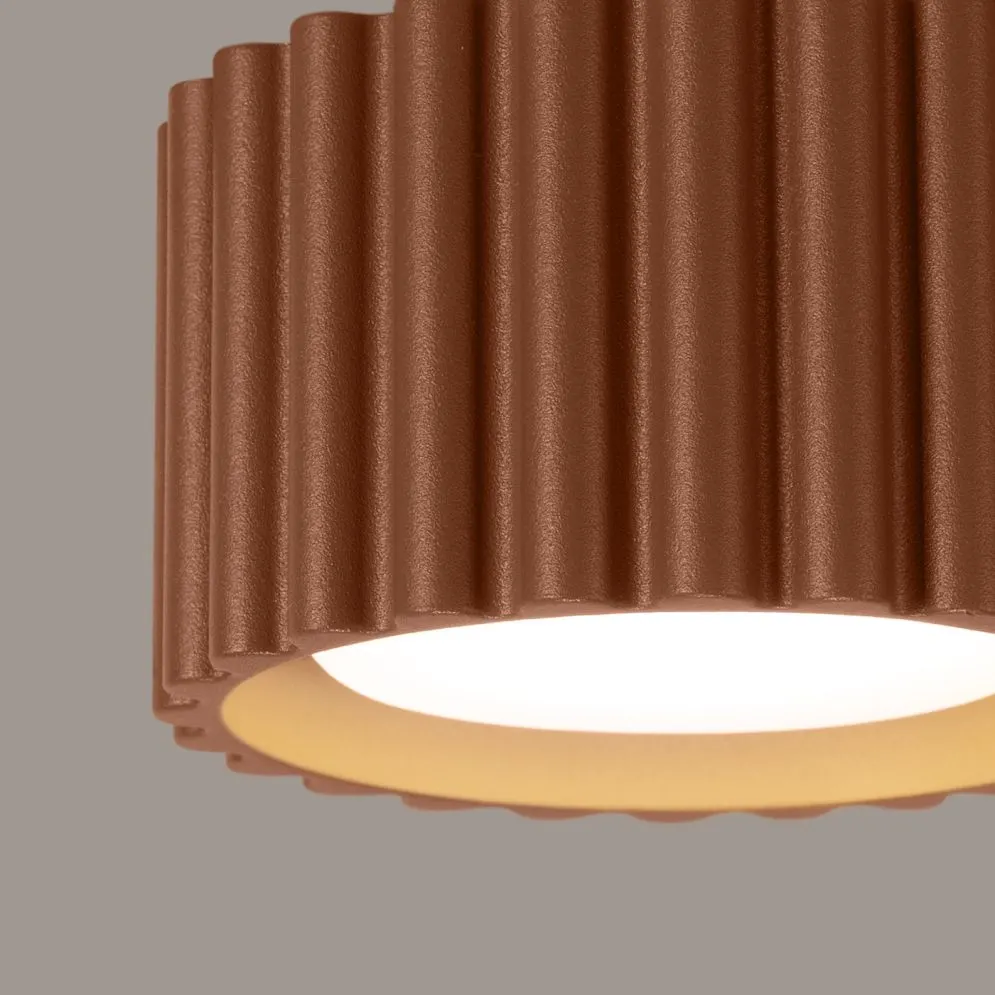 Plafon AURA 1 mocca Gx53 | sklep MIRAT  kolekcja aura