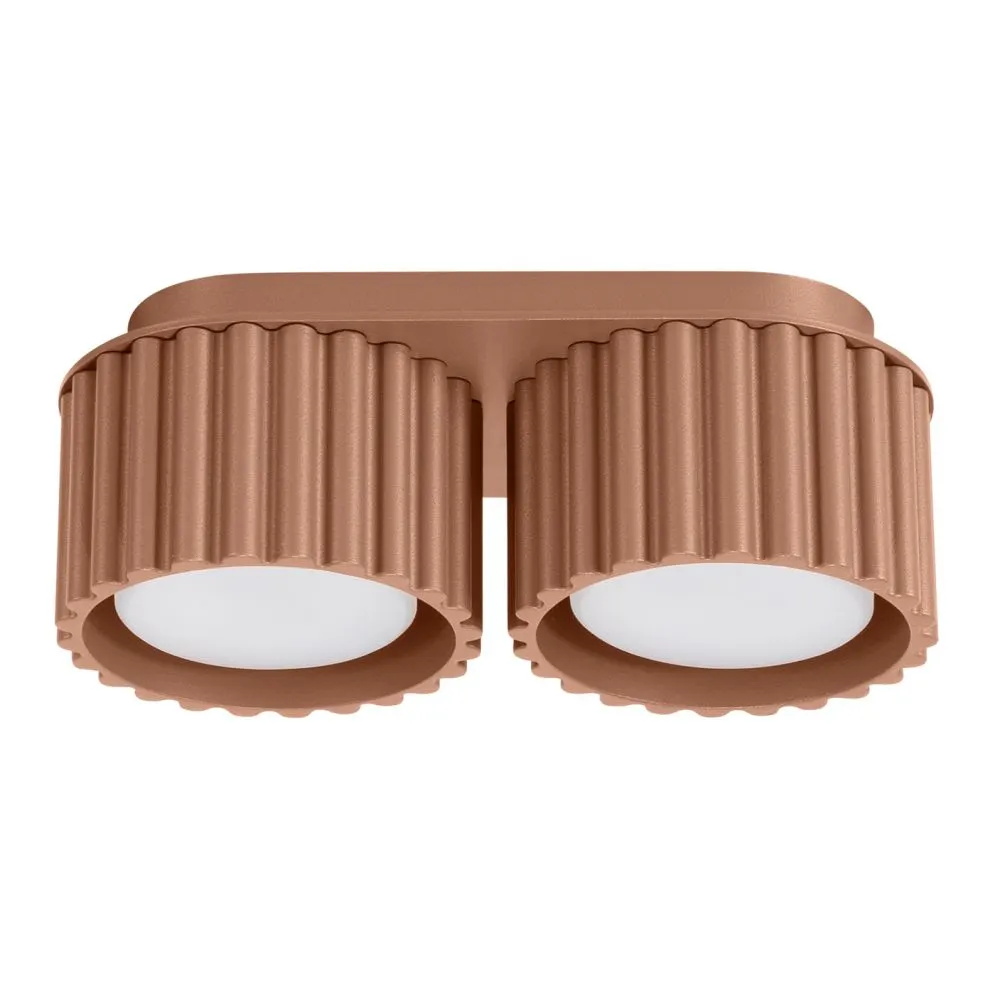 Plafon AURA 2 mocca Gx53 | sklep MIRAT  kolekcja aura