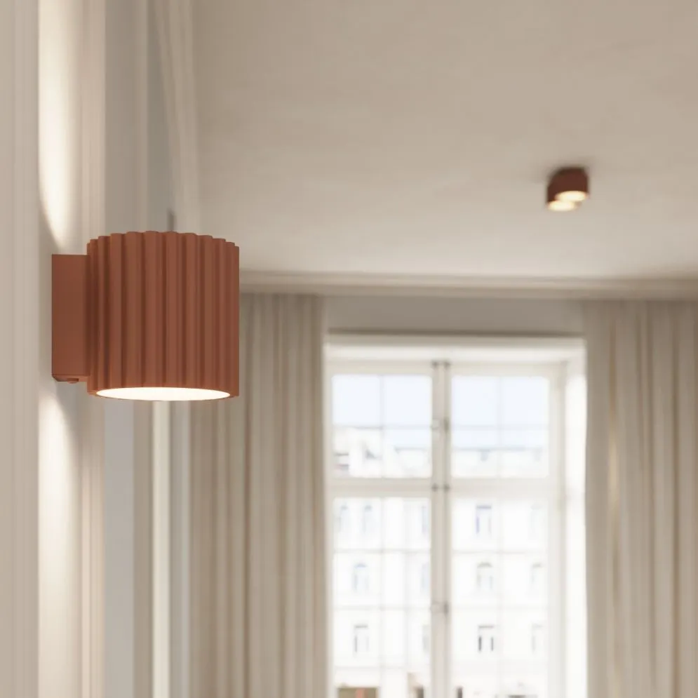Plafon AURA 2 mocca Gx53 | sklep MIRAT  kolekcja aura