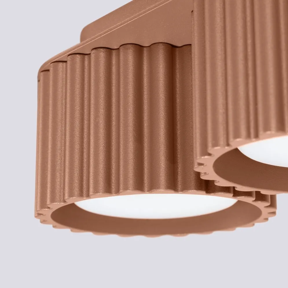 Plafon AURA 2 mocca Gx53 | sklep MIRAT  kolekcja aura