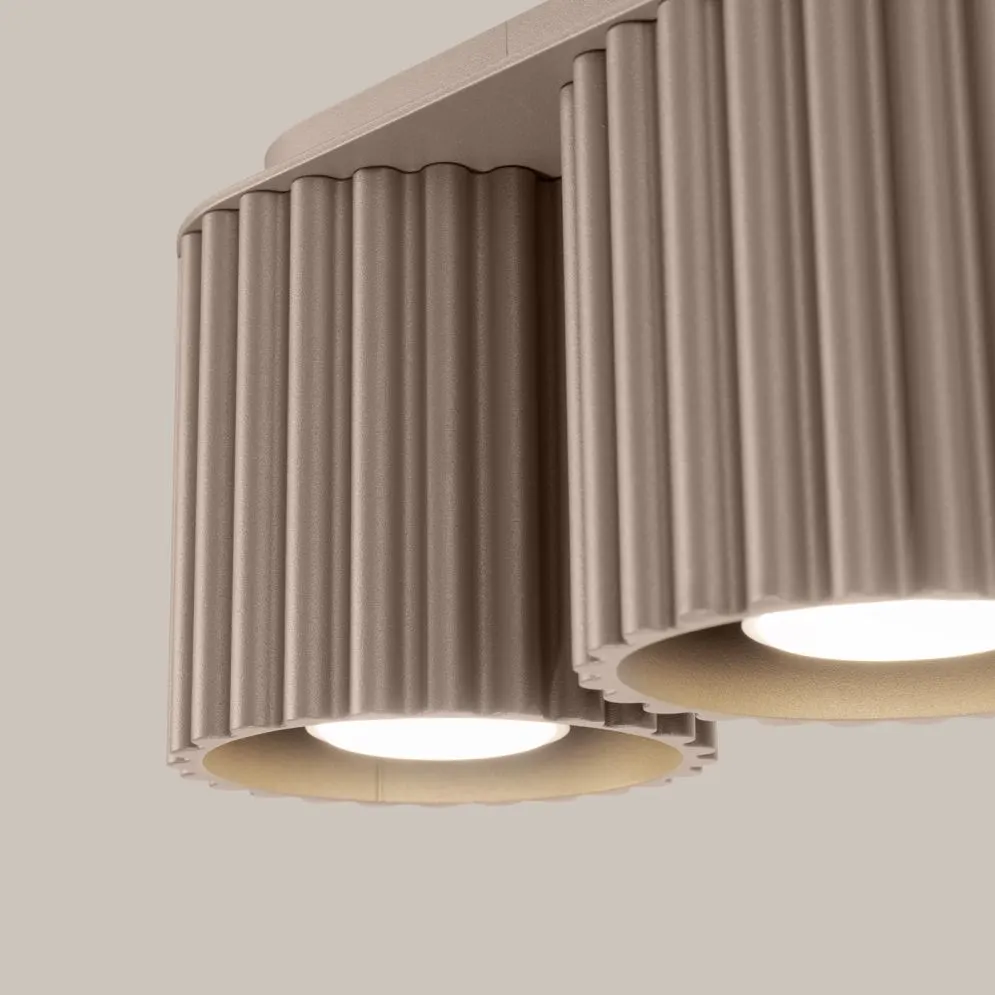 Plafon AURA 2 taupe GU10 | sklep MIRAT  kolekcja aura