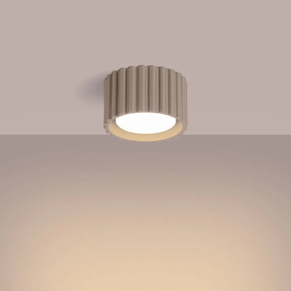 Plafon AURA 1 taupe Gx53 | sklep MIRAT  kolekcja aura