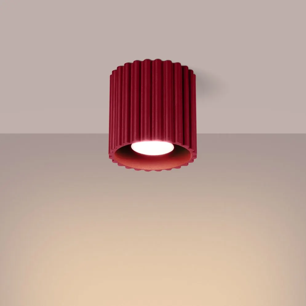 Plafon AURA 1 burgund GU10 | sklep MIRAT  kolekcja aura