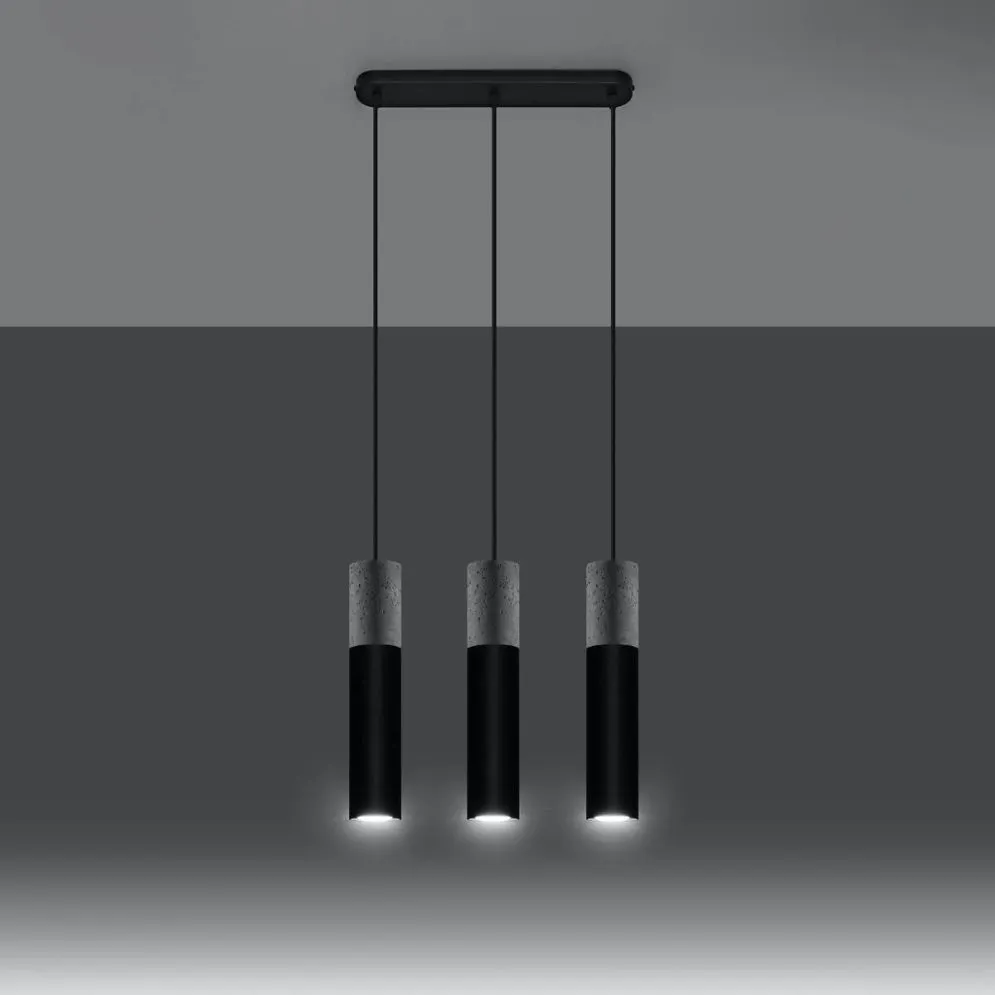 Lampa wisząca BORGIO 3L czarny | sklep MIRAT kolekcja borgio