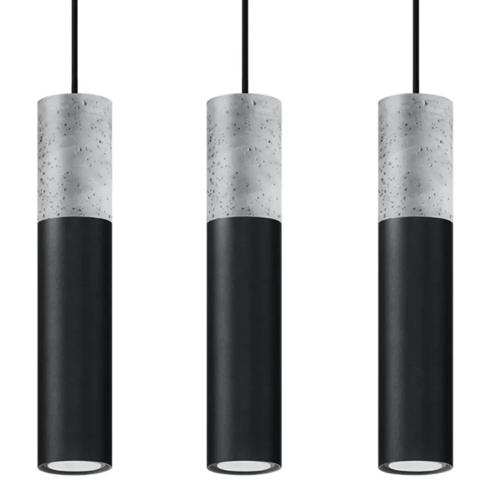 Lampa wisząca BORGIO 3L czarny | sklep MIRAT kolekcja borgio