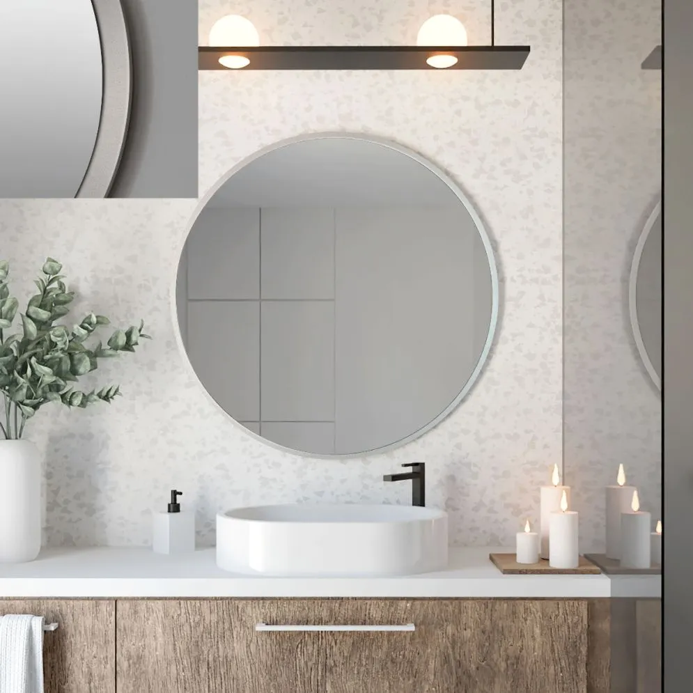 Lustro łazienkowe ZIRCON STANDARD 80 dekoracyjne | MIRAT. w stylu kolekcja ZIRCON