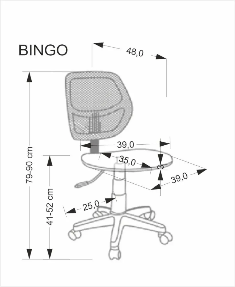 Fotel dziecięcy BINGO różowy dziewczęcy I sklep meblowy MIRAT.