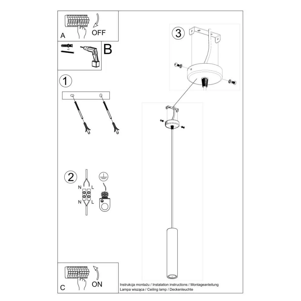 Lampa wisząca LUVO 1 | sklep MIRAT  kolekcja luvo