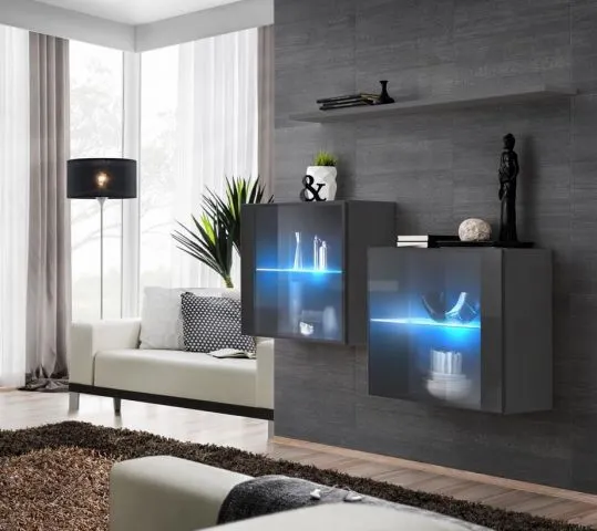 Meblościanka SWITCH SB 3 z podświetleniem LED | MIRAT. w stylu  kolekcja SWITCH