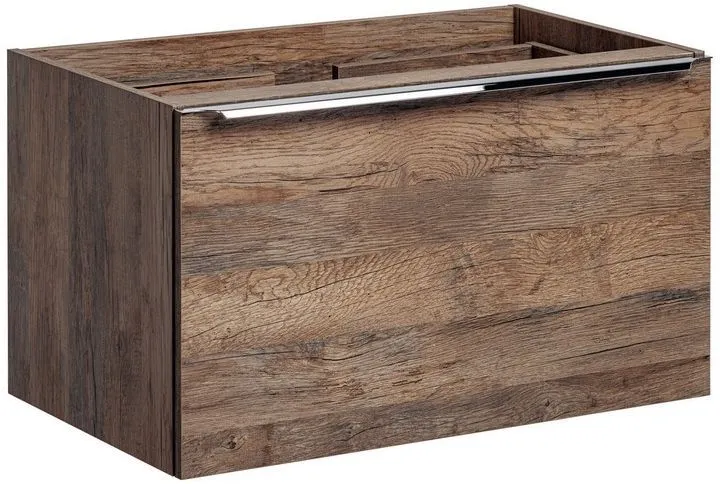 Szafka pod umywalkę nablatową SANTA FE OAK 60 + SANTA FE OAK 60 + regał dolny 20 dąb COMAD | MIRAT. styl LOFT kolekcja SANTA FE OAK