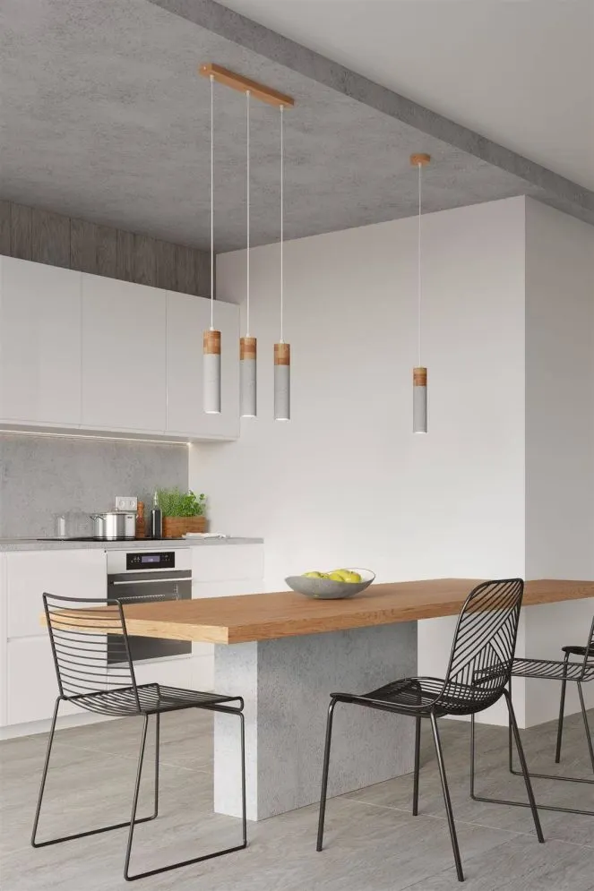 Lampa wisząca ZANE 1 szara | sklep MIRAT  kolekcja zane