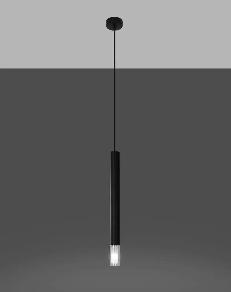 Lampa wisząca WEZYR 1 czarna | sklep MIRAT kolekcja wezyr