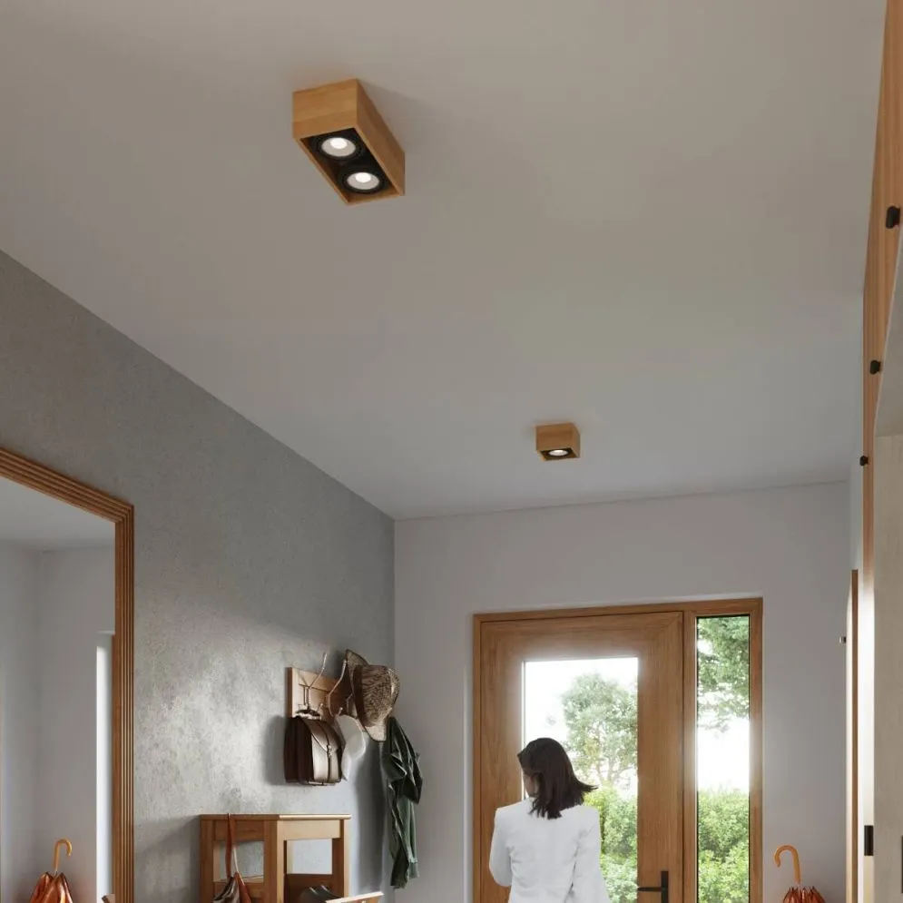 Plafon QUATRO 1 naturalne drewno | sklep MIRAT kolekcja quatro