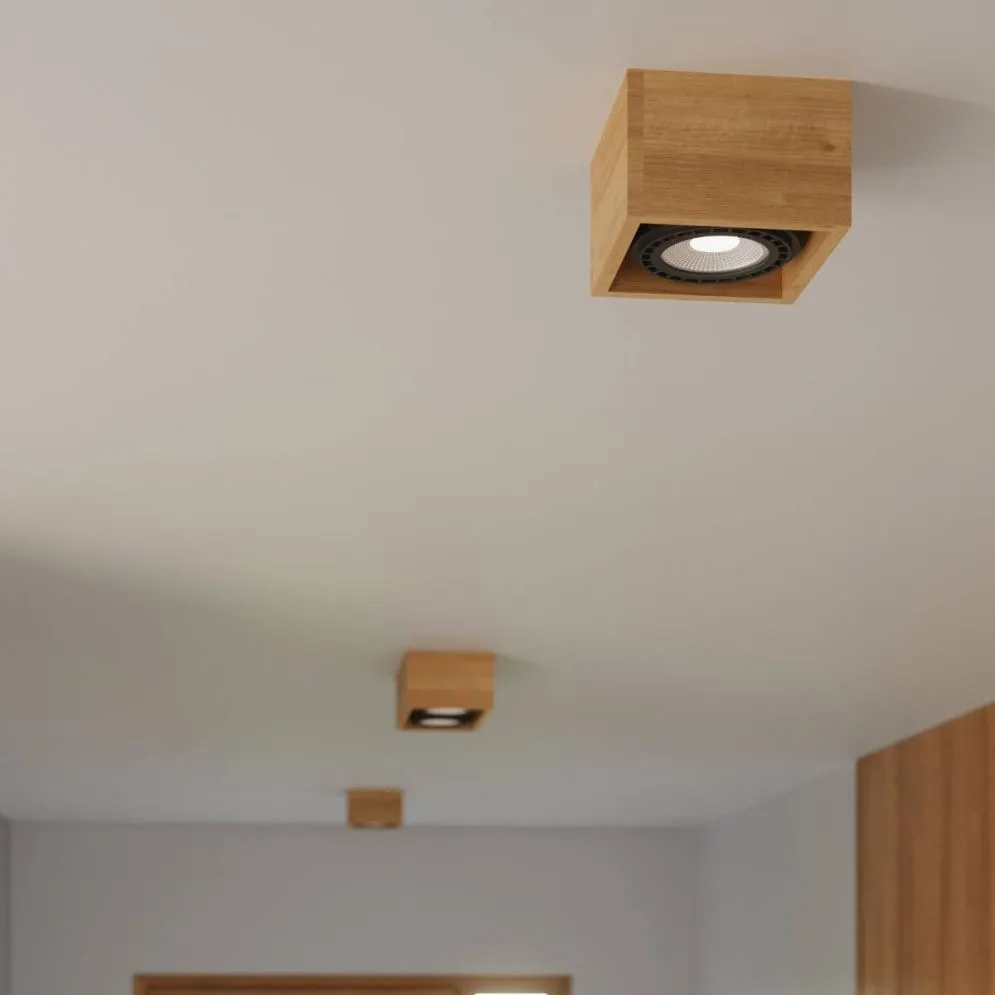 Plafon QUATRO 1 naturalne drewno | sklep MIRAT kolekcja quatro