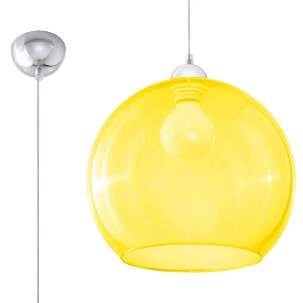 Lampa wisząca BALL żółta | sklep MIRAT  kolekcja ball