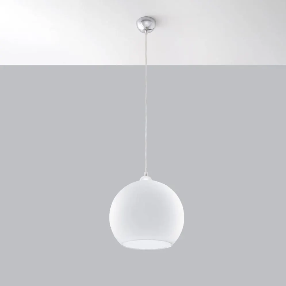 Lampa wisząca BALL biała | sklep MIRAT  kolekcja ball