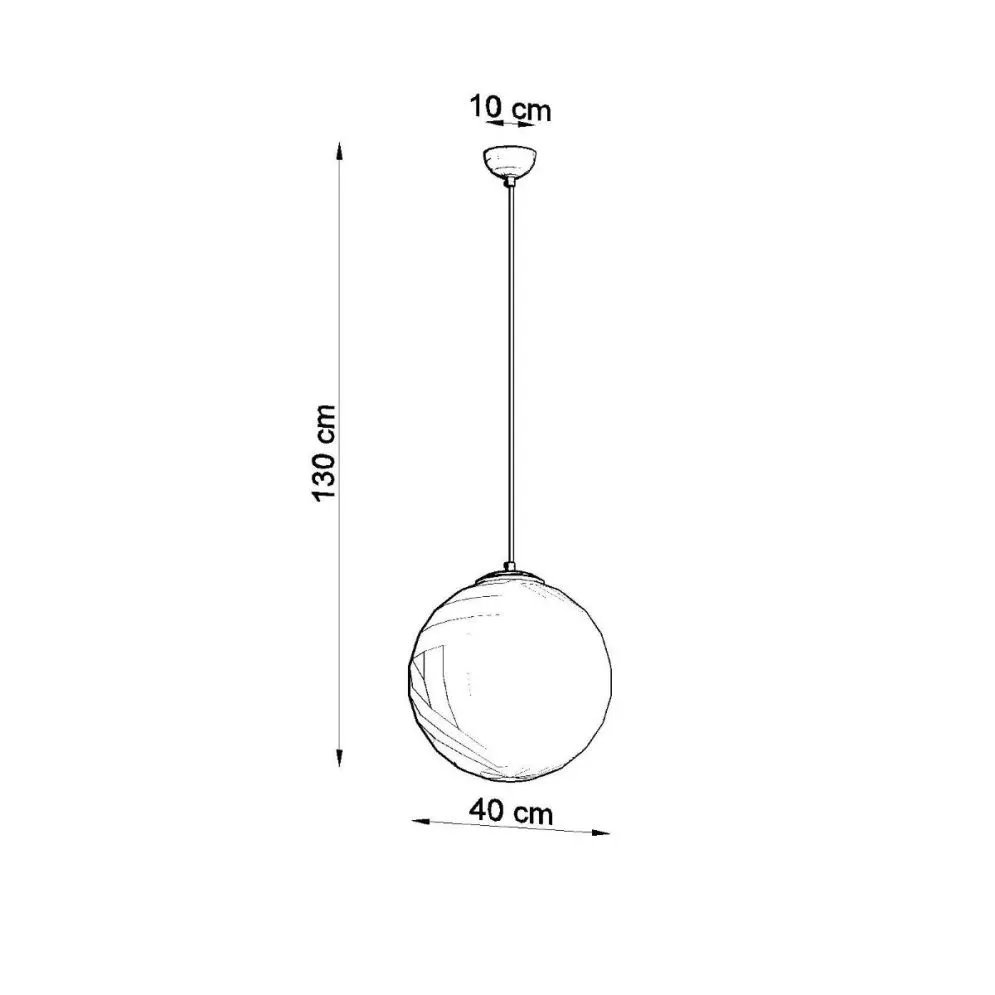 Lampa wisząca UGO 40 chrom | sklep MIRAT  kolekcja ugo