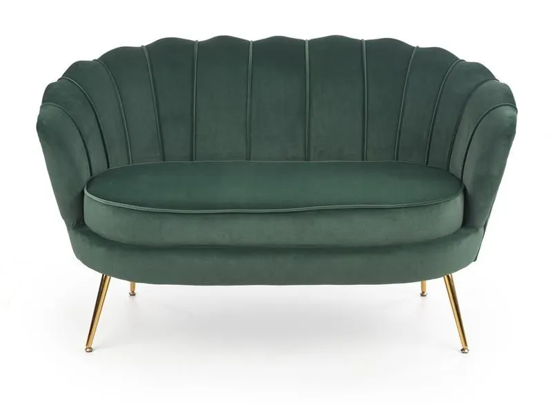 Sofa AMORINITO XL ciemno zielona w stylu glamour | MIRAT. styl GLAMOUR, PASTELE