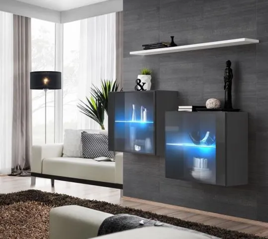Meblościanka SWITCH SB 3 z podświetleniem LED | MIRAT. w stylu  kolekcja SWITCH
