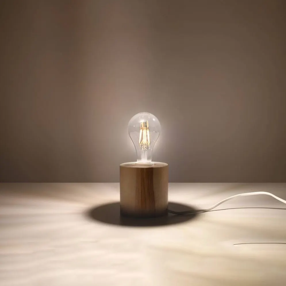 Lampa biurkowa SALGADO naturalne drewno | sklep MIRAT kolekcja salgado