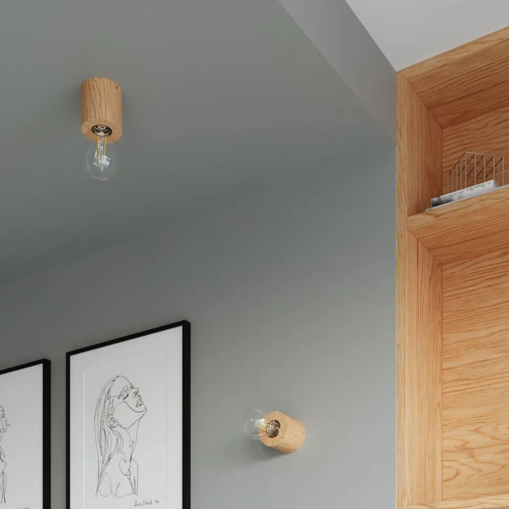 Lampa biurkowa SALGADO naturalne drewno | sklep MIRAT kolekcja salgado
