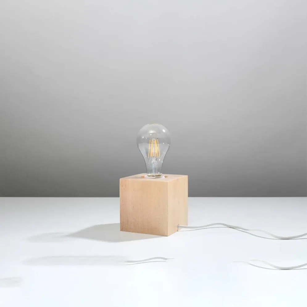Lampa biurkowa ARIZ naturalne drewno | sklep MIRAT  kolekcja ariz