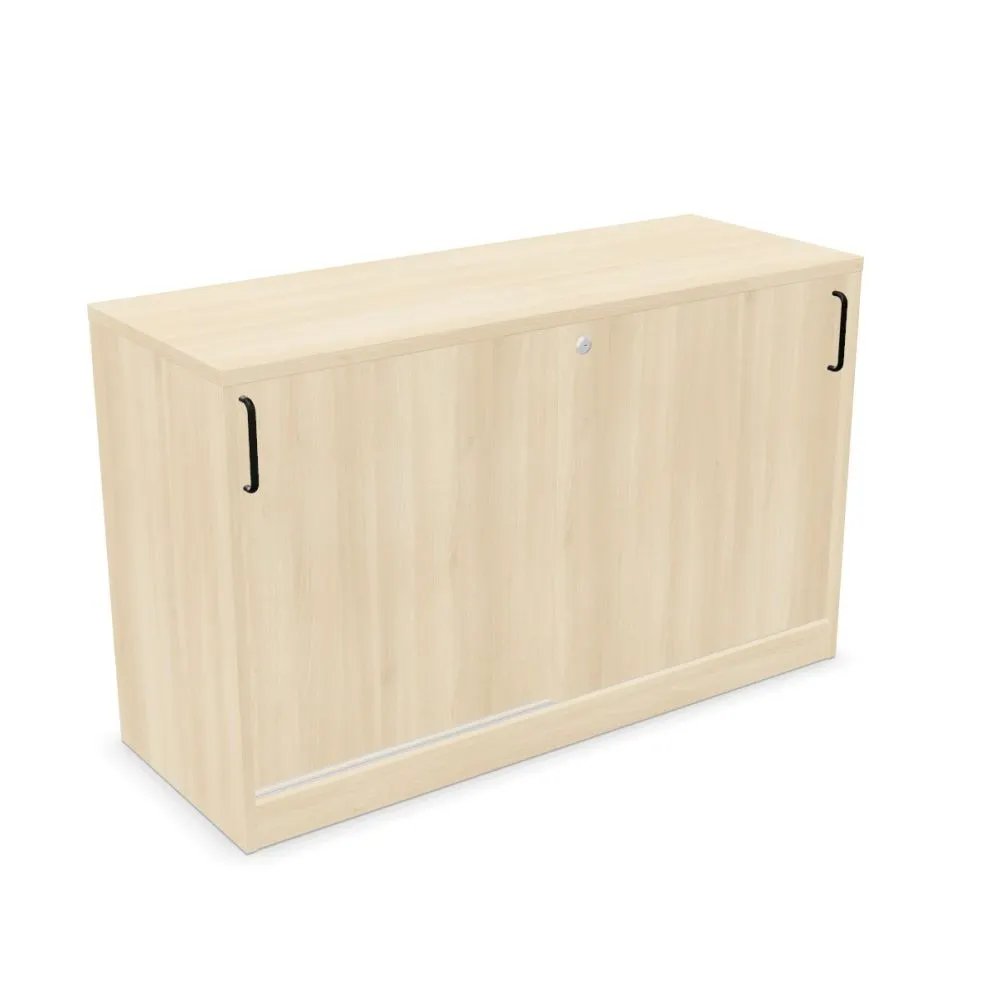 Szafka biurowa przesuwna EASY SPACE CABINET S 1.5-OH 120cm akacjowa zamykana I sklep meblowy MIRAT.