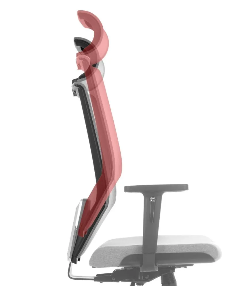 Fotel biurowy ZN-805-C szary nowoczesny | MIRAT.