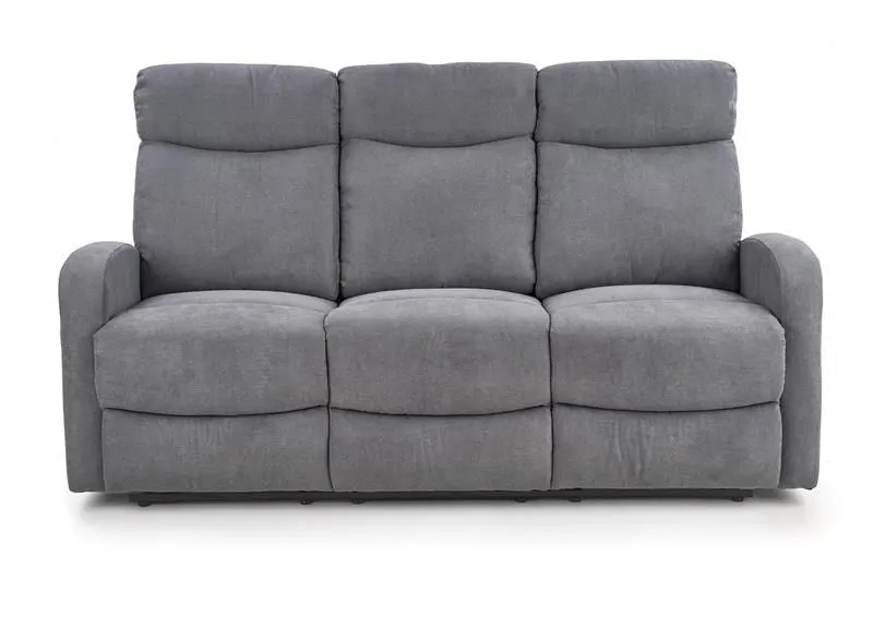 Sofa OSLO 3S szara trzyosobowa do salonu | MIRAT.