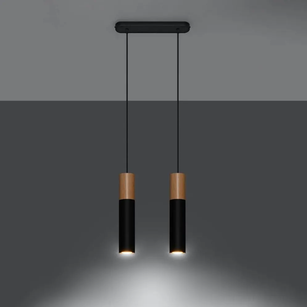 Lampa wisząca PABLO 2 czarna | sklep MIRAT kolekcja pablo