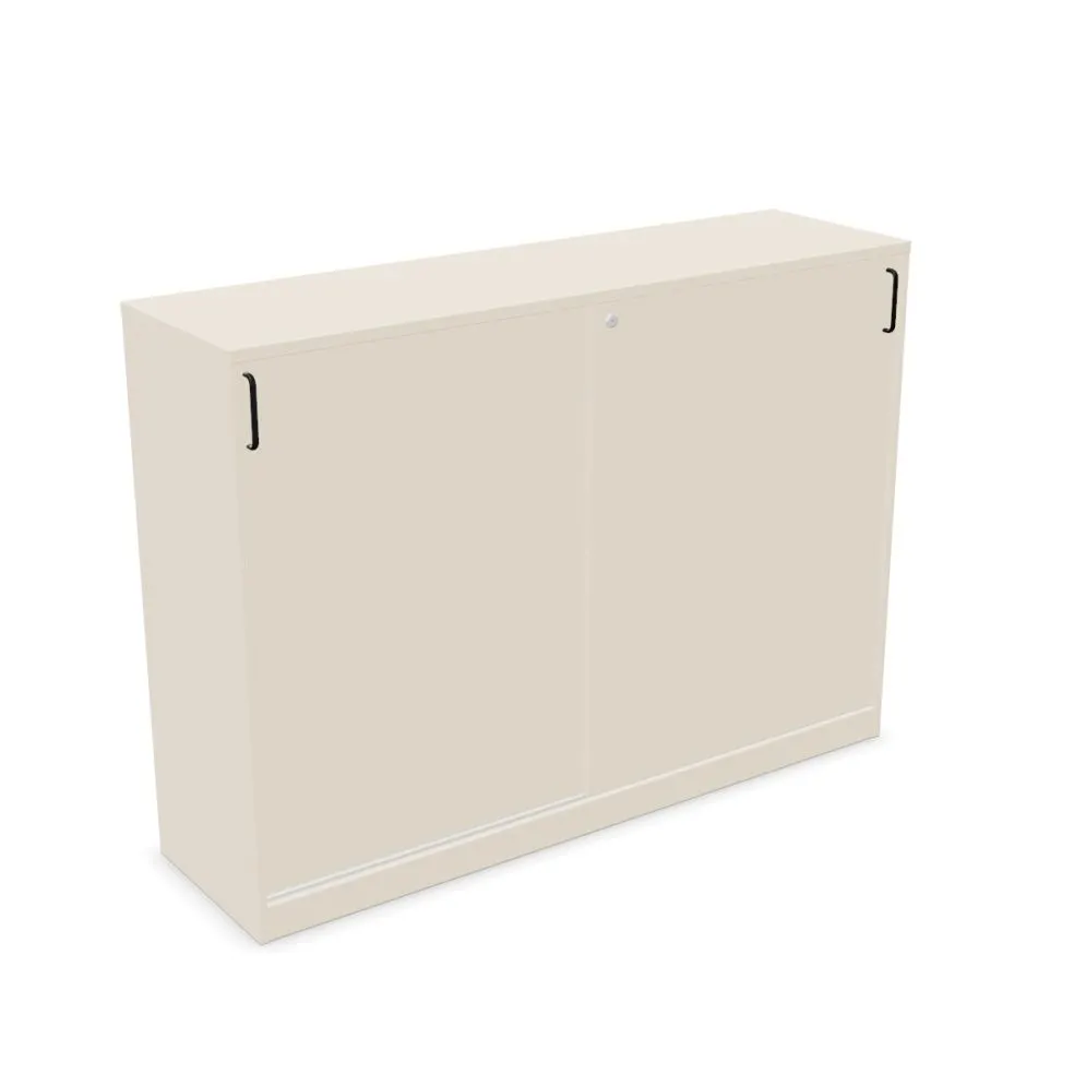 Szafka biurowa przesuwna EASY SPACE CABINET S 3-OH 160cm kaszmirowa zamykana I sklep meblowy MIRAT.