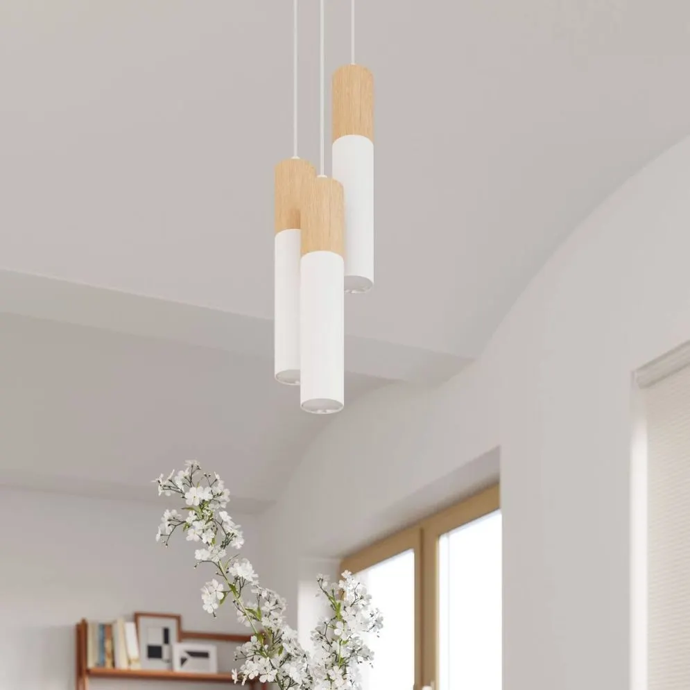 Lampa wisząca PABLO 3L biała | sklep MIRAT  kolekcja pablo