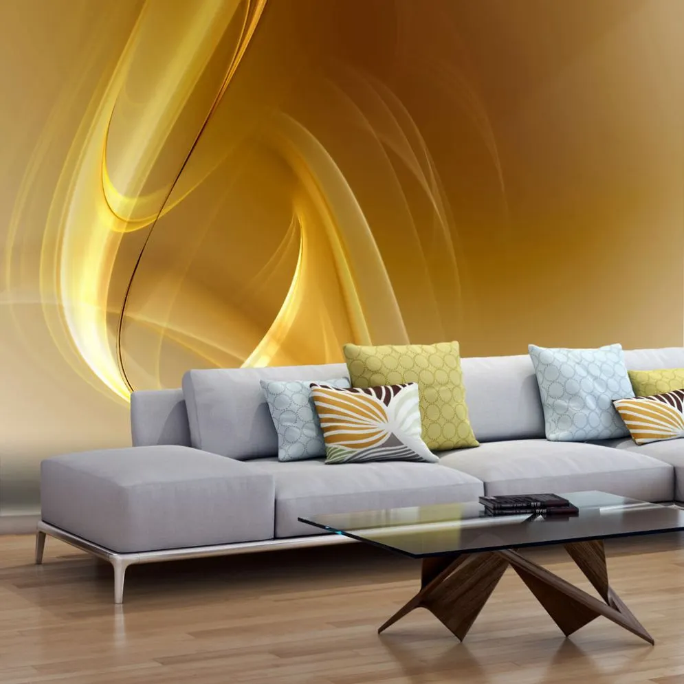 Fototapeta - Gold fractal background-1