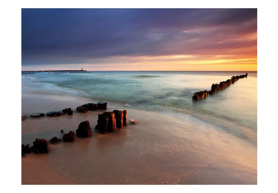 Fototapeta - Plaża - wschód słońca-2