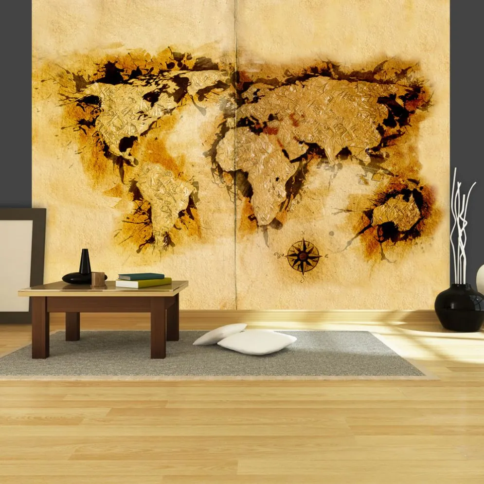 Fototapeta - Mapa poszukiwaczy złota-1