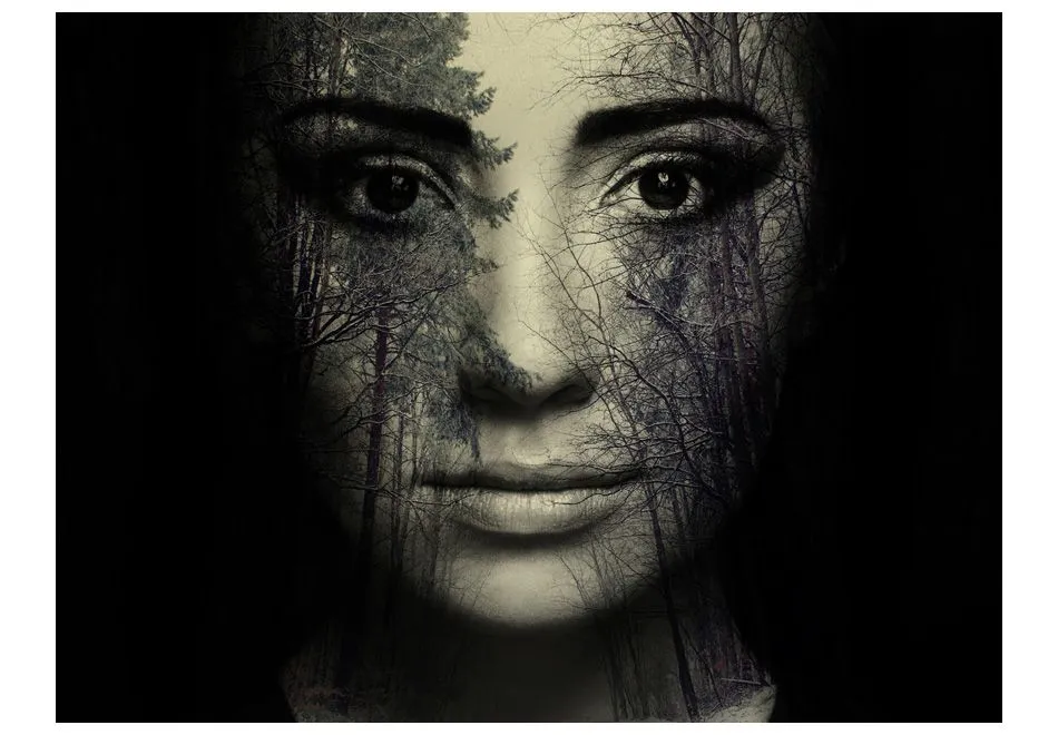 Fototapeta - Forest mask-2