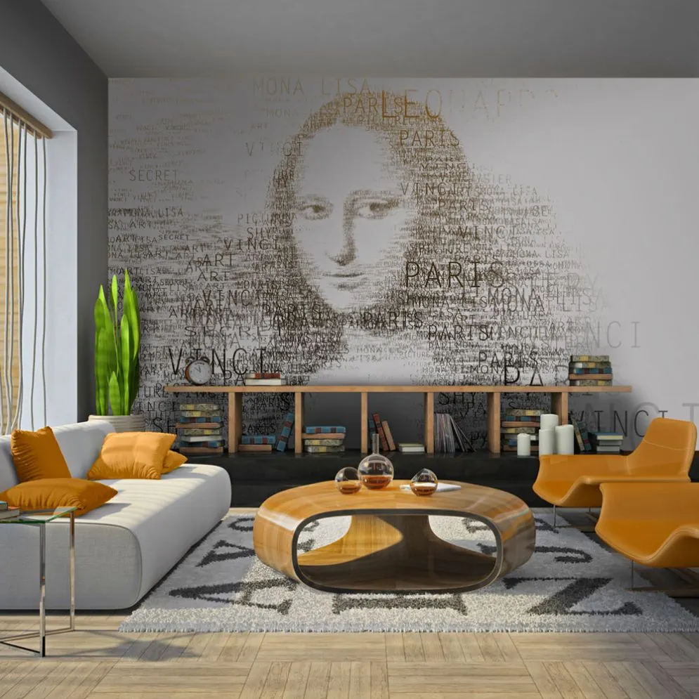 Fototapeta - Zapiski Leonarda da Vinci-1