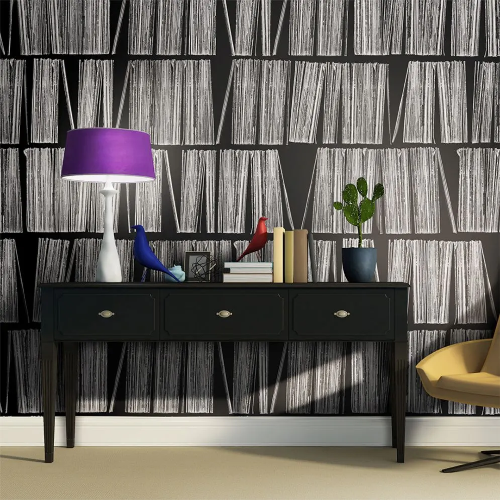Fototapeta - Home library-1