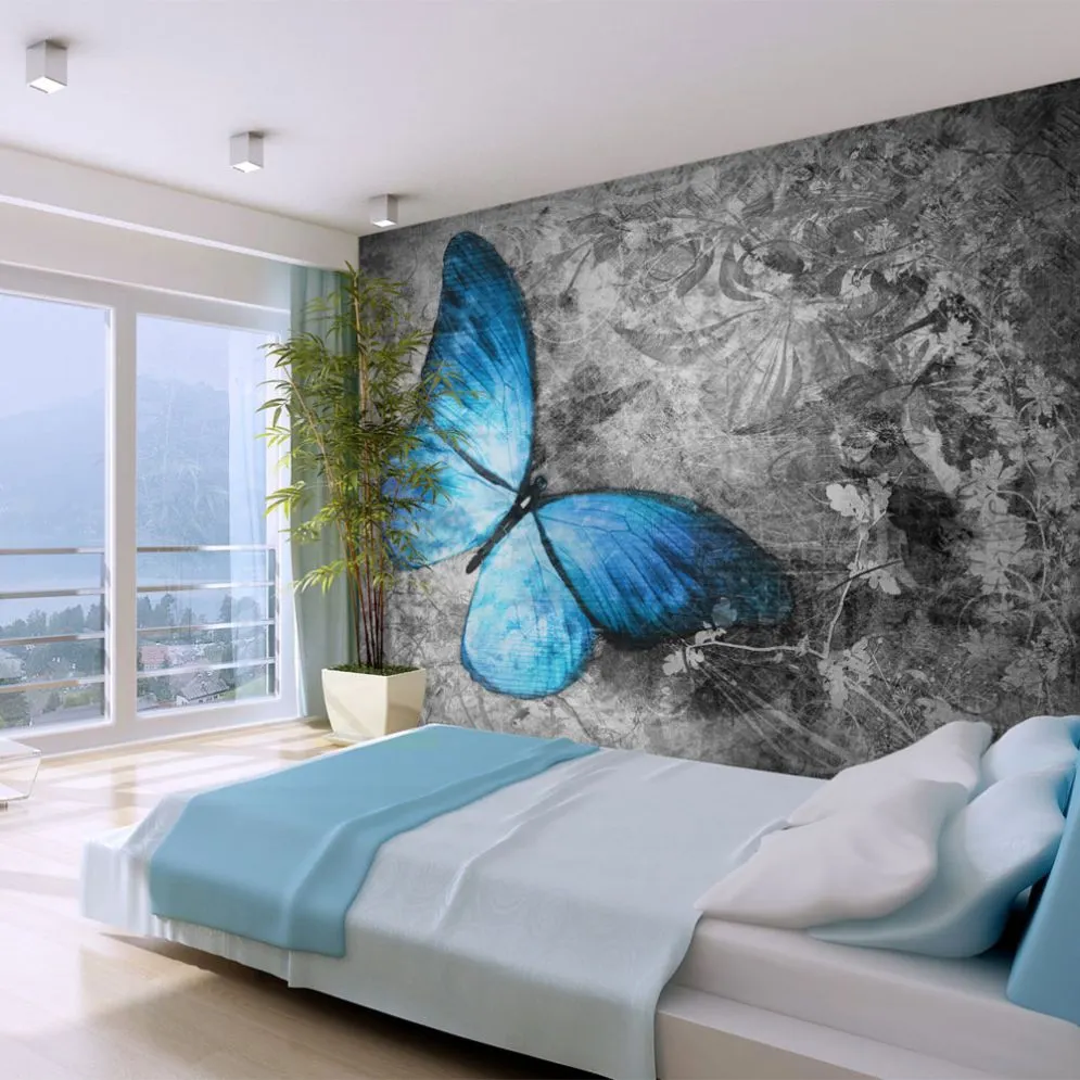 Fototapeta - Blue butterfly-1
