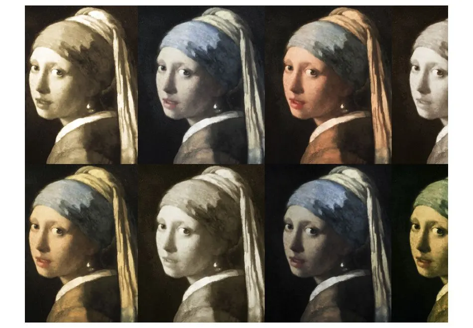 Fototapeta - Dziewczyna z perłą (Pop art)-2