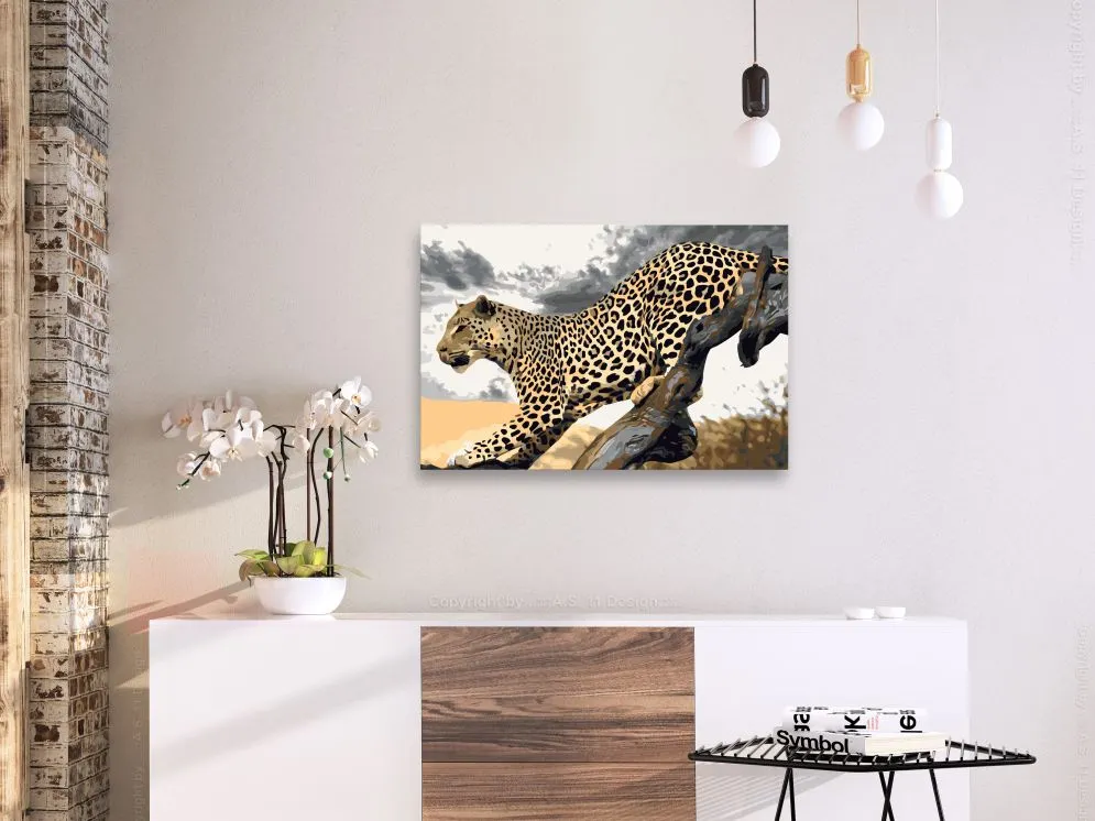 Obraz do samodzielnego malowania - Gepard | MIRAT. w stylu kolekcja